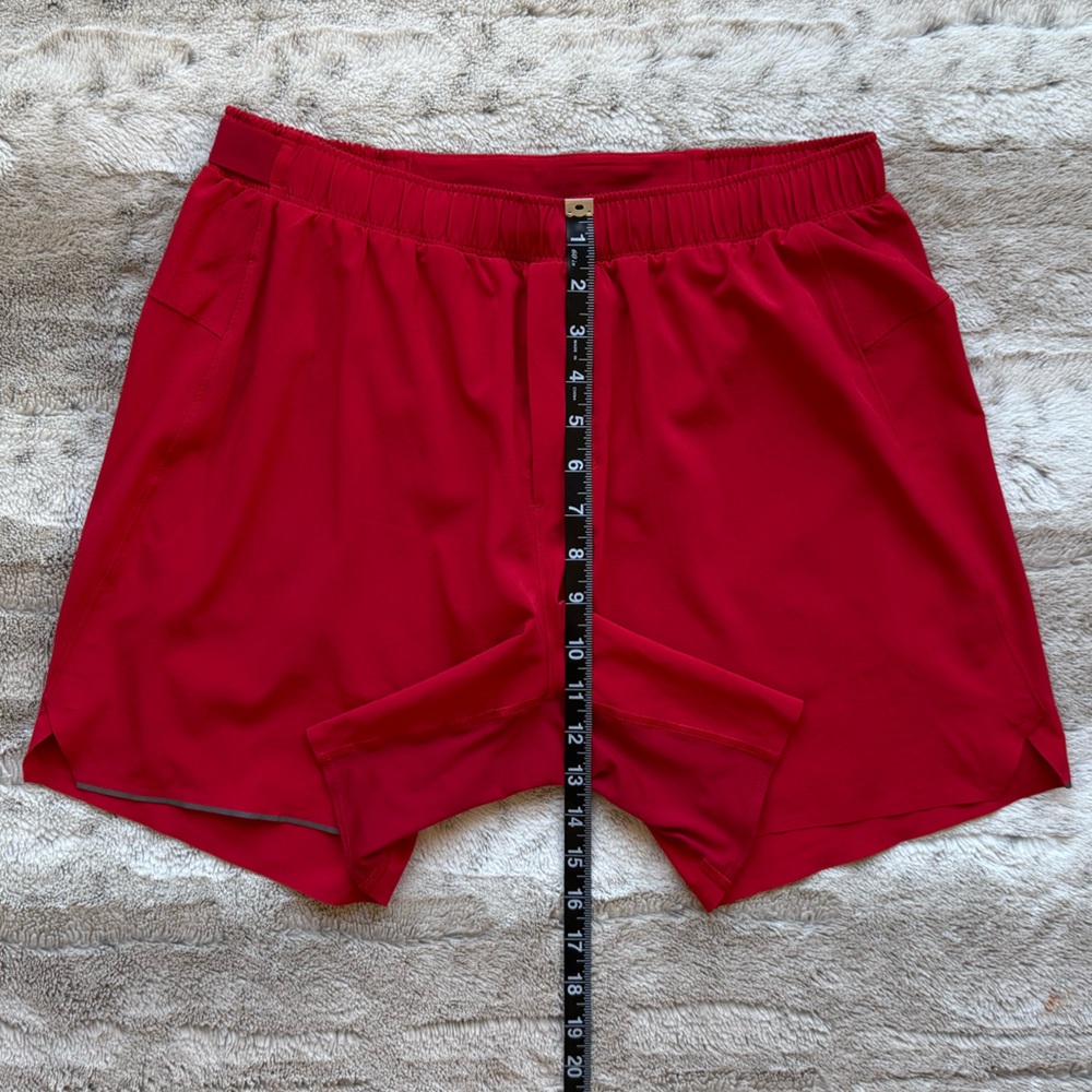 Lululemon Men’s Surge Short *6" Updated in Bold Red Size L - Picture 11 of 15